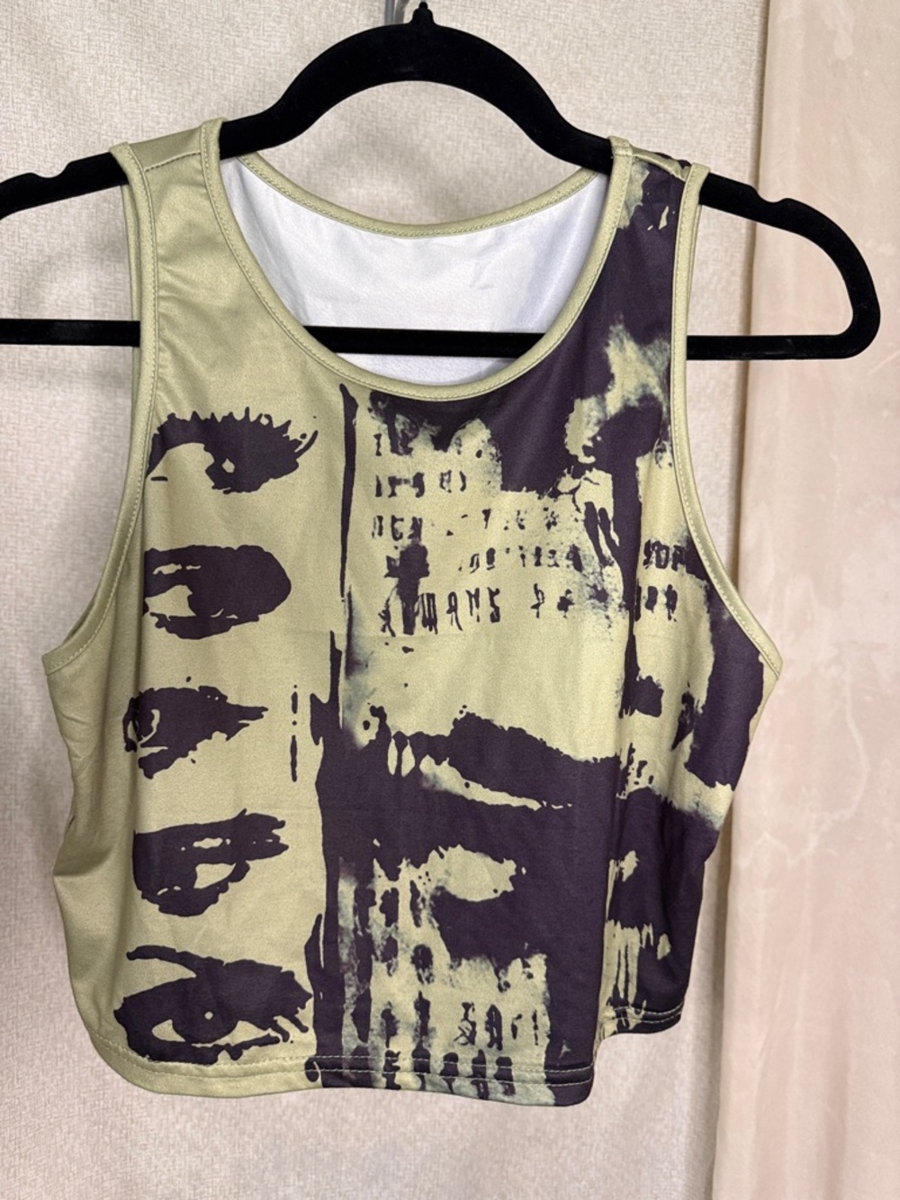 Abstract Graphic Print Tank Top